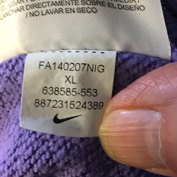 NIKE women's short top/ sweatshirt  XL - Picture 7 of 8